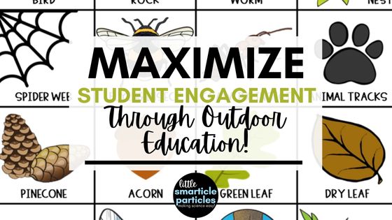 Outdoor scavenger hunts are great for maximizing student engagement and building observation skills!